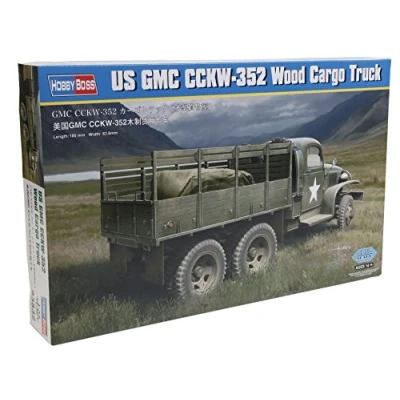 Afbeelding van Hobbyboss Schaal 1: 35 cm Wij GMC CCKW 352 Houten Vrachtwagen Cargo Model Kit (Grijs)