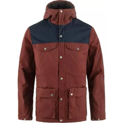 Afbeelding van Greenland Winter Outdoor Jack Heren Red Dark Navy 600 M Rood