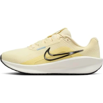 Afbeelding van Nike Performance Downshifter 13 Hardloopschoenen voor op de weg, Dames, Maat: 40.5, Alabaster/black/soft yellow/sail/light armory blue