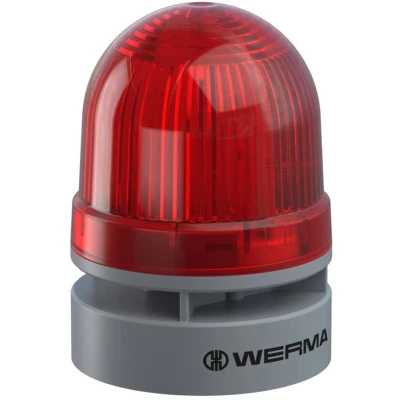Afbeelding van Werma Signaltechnik Signaallamp Mini TwinLIGHT Combi 115 230VAC RD 460.110.60 Rood 230 V/AC 95 dB