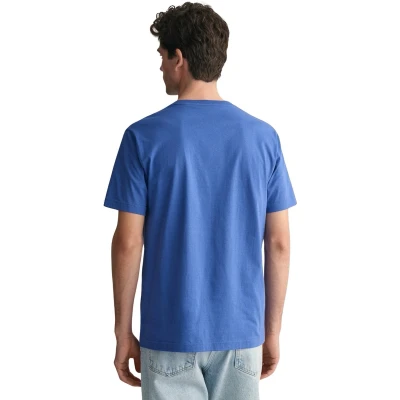Afbeelding van GANT Archive Shield Tshirt print, Heren, Maat: Medium, Rich blue