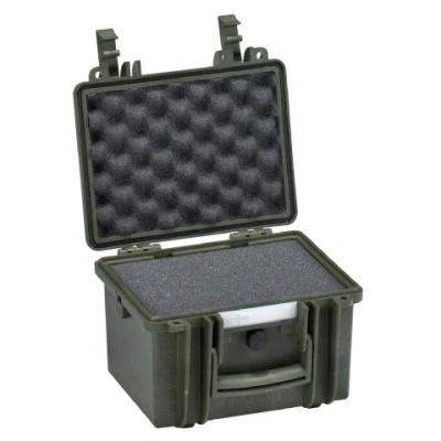 Afbeelding van Explorer Cases 2214 Koffer Groen met Plukschuim