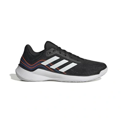 Afbeelding van adidas Performance Novaflight Sustainable Volleybalschoenen, Heren, Maat: 44 2/3, Core black /cloud white /solar red Textiel/ synthetisch