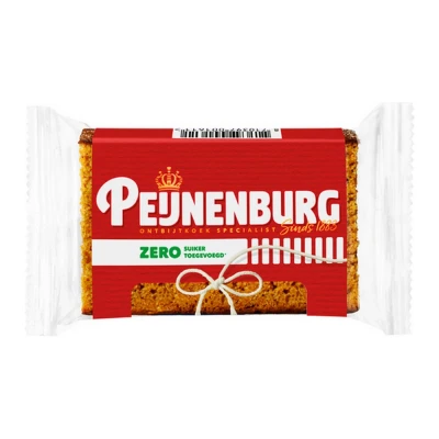 Afbeelding van Peijnenburg Ontbijtkoek Zero Losse Sneetjes 80 x 28 gram