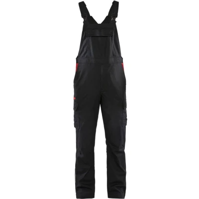 Afbeelding van Blaklader Industrie bretelbroek 2644 1832 Zwart/Rood C50