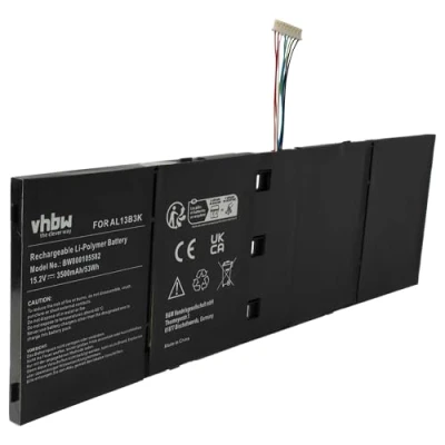 Afbeelding van vhbw 1 batterie remplace Acer TIS 2217 2548 pour ordinateur portable (3500 mAh, 15,2 V, Li Poly)
