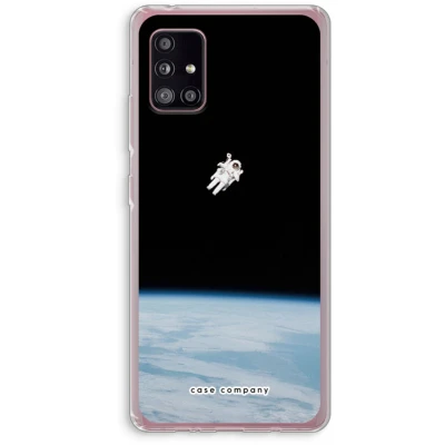 Afbeelding van Case Company® hoesje geschikt voor Samsung Galaxy A51 5G Alone in Space Soft Cover Telefoonhoesje Bescherming aan alle Kanten en Schermrand