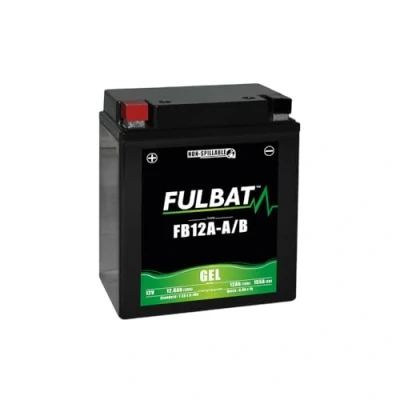 Afbeelding van Fulbat Accu YB12A A/B Gel 12V 12Ah (Onderhoudsvrij)