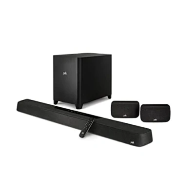 Afbeelding van Polk MagniFi Max AX SR Zwart Homecinema Soundbar Surround set