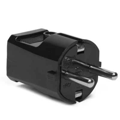 Afbeelding van Benson Stekker Randaarde PVC Zwart 16 Ampère