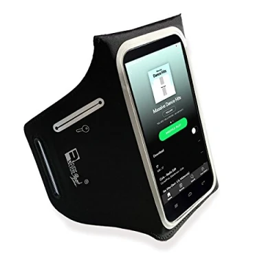 Afbeelding van RevereSport Armband compatibel met Samsung Galaxy Plus S23/S22/S21/S20. Sportarmband telefoon zonder terugslag voor hardlopen, fitness en training