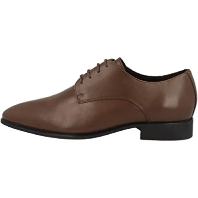 Afbeelding van Geox UOMO HIGH LIFE Veterschoenen, Heren, Maat: 45, Dark cognac Leer