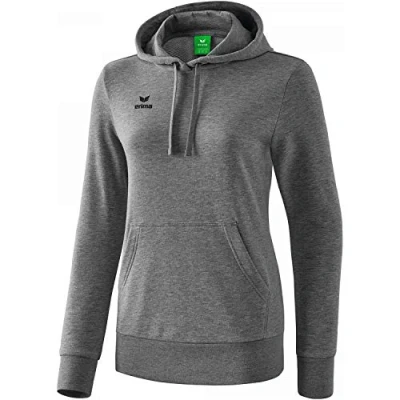 Afbeelding van Sweatshirt met capuchon dames grey melange / 40
