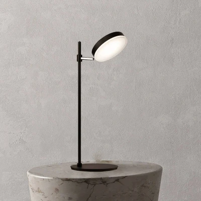 Afbeelding van Maytoni LED tafellamp Fad, zwart, metaal 47 cm verstelbaar