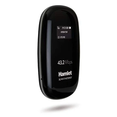 Afbeelding van Hamlet HHTSPT3GM42 draadloze router Single band (2.4 GHz) 3G Zwart