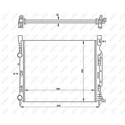 Afbeelding van Radiateur NRF 53002