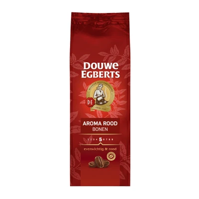 Afbeelding van 6 stuks Douwe Egberts Aroma Rood Koffiebonen 500 gram 3 kg