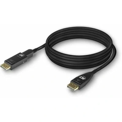 Afbeelding van ACT AK4152 8K Hybride DisplayPort 1.4 Active Optical Cable (AOC) Afneembare Connector male/DisplayPort male 20 meter