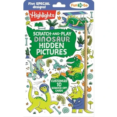 Afbeelding van Highlights Fun to Go Scratch and Play Dinosaur Hidden Pictures