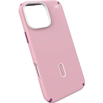 Afbeelding van Speck hoesje geschikt voor Apple iPhone 16 Pro Max Slank Ultieme Bescherming Luxe Soft touch Afwerking Valbescherming gecertificeerd tot 4 meter Microban Antibacterieel Presidio2 lijn Roze