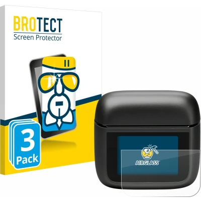 Afbeelding van BROTECT Screenprotector voor JBL Tour Pro 3 Folie Beschermfolie Beschermglas transparant (3 Stuks)