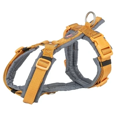 Afbeelding van Trixie Hondentuig Premium Trekking Curry Geel / Grafiet Grijs 53 64X2 CM