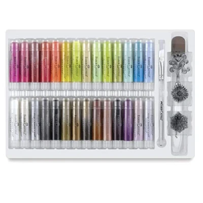 Afbeelding van Faber Castell Gelatos Dolce II Cadeauset, 28 kleuren