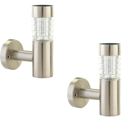 Afbeelding van Luxform Solar Tacoma Wandlamp 2 st. met schemersensor