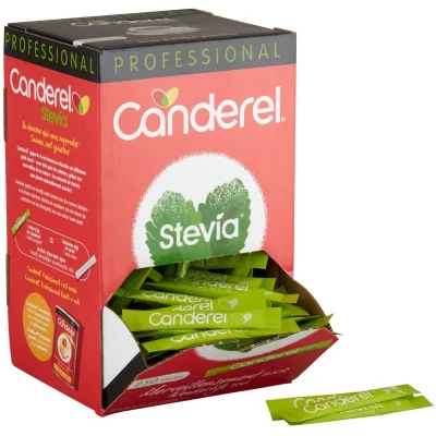 Afbeelding van Canderel Stevia 250 Sticks, X 1,1 Gr Stick Suiker