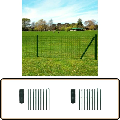 Afbeelding van Eurohek 10x1,0 m staal groen