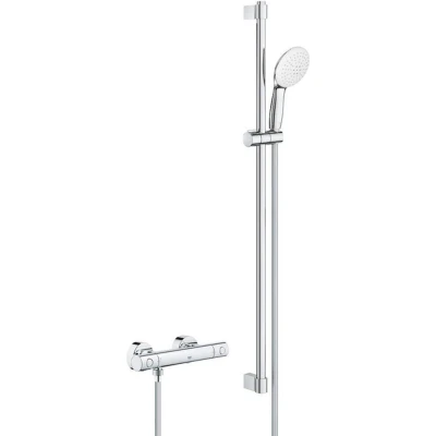Afbeelding van GROHE Grohtherm 800 Cosmopolitan douchesysteem met glijstang 90 cm en