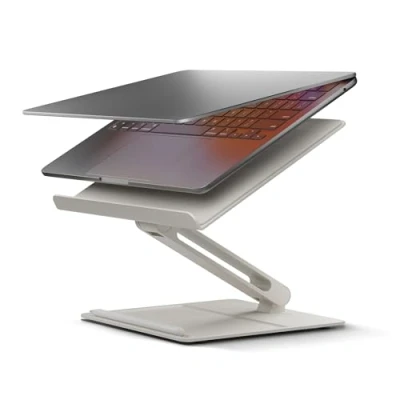 Afbeelding van Native Union Laptopbureaustandaard, in hoogte verstelbaar, ergonomisch, compatibel met MacBook Air/Pro, iPad, Dell, HP, Lenovo, Microsoft Surface en laptops