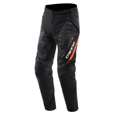 Afbeelding van Dainese Drake 2 Super Air textielbroek, zwart/neonrood, zwart, 58