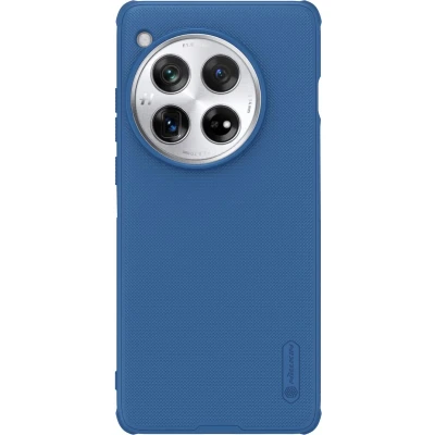 Afbeelding van Nillkin OnePlus 12 Hoesje Super Frosted Shield Pro Blauw