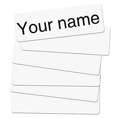 Afbeelding van LUTER 150st Kleding Labels, Zelfklevende Naamlabels Sticker voor Waterdicht Gepersonaliseerd Kledinglabels Kinderen School Verpleeghuis Kinderdagverblijf Kamp (Wit)