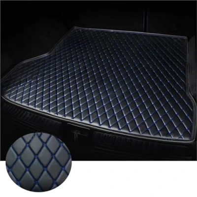 Afbeelding van Kofferbakvoering Kofferbakmat Voor Mercedes Benz A klasse W177 A180 A200 A220 2019 2021 Kofferbakbescherming Achtervloerlade (zwart blauw)