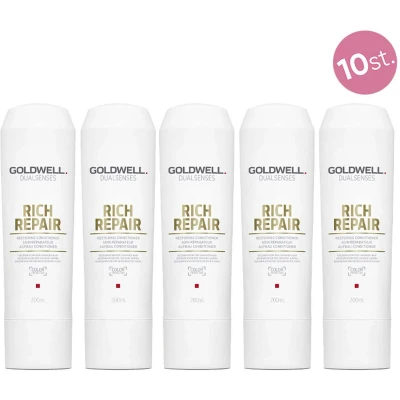 Afbeelding van 10x Goldwell Dualsenses Rich Repair Restoring Condtioner 200ml bundel/set/pakket