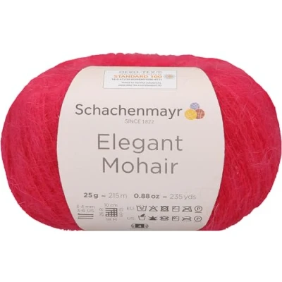 Afbeelding van Schachenmayr Elegant Mohair handbreigaren, framboos, 25 g