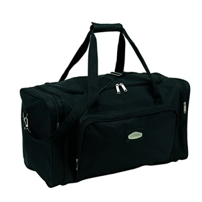 Afbeelding van Reistas/weekendtas/sporttas model Laser 58 x 28 33 cm 4 vakken zwart