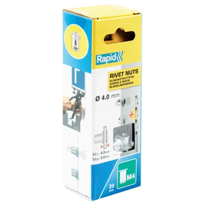 Afbeelding van Rapid blindklinkmoer M4 (20st)