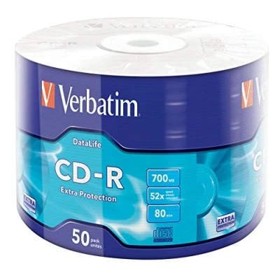Afbeelding van Verbatim CD R Extra Protection 700Mo 50stuk(s)