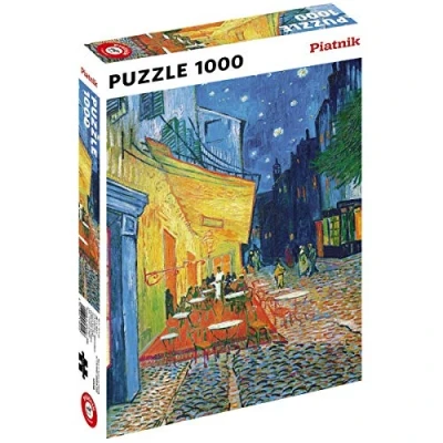 Afbeelding van Puzzel Caféterras bij Nacht Vincent van Gogh 1000 stukjes