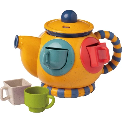 Afbeelding van Tolo Bio Theepot &amp; vormensorteerder/ theeservies speelgoed voor kinderen