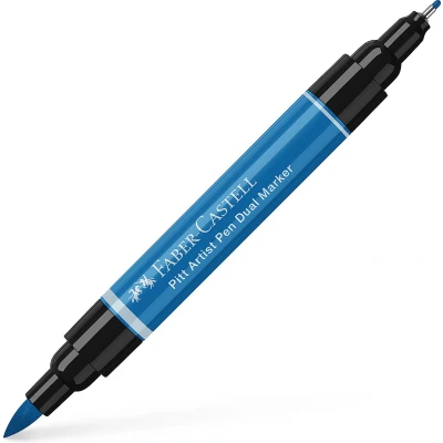 Afbeelding van Faber Castell tekenstift Pitt Artist Pen duo marker 110 phthaloblauw FC 162110