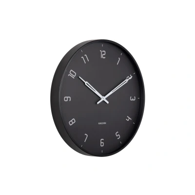 Afbeelding van Karlsson Wandklok Stark Zwart Ø40cm