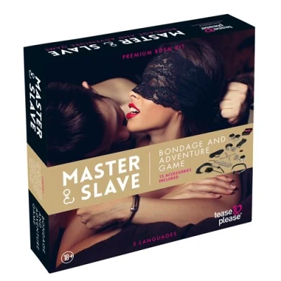 Image de TEASE And PLEASE Master Slave Premium Kit Bdsm Tigerprint