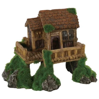 Afbeelding van Zolux Groeiend Decor Huisje S Aquarium Ornament 9.5x13.7x11 cm