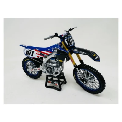 Afbeelding van New Ray Toys Yamaha YZ450F Motocross of Nations Bike Eli Tomac Race Team replica, schaal 1:12, kinderen, geschenken, verjaardagen