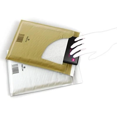 Afbeelding van Luchtkussen Enveloppen D 18x26cm / Bubbeltjes 100 stuks