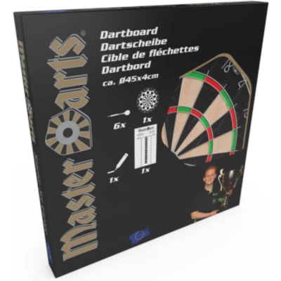 Afbeelding van Masterdarts Dartbord met Marker/Scorebord Ø 45 cm. 6 Pijlen